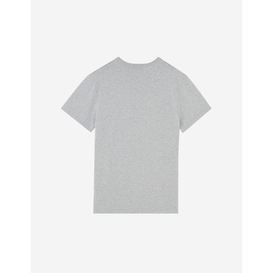 Men Fox Head Patch Classic Tee-Shirt - Grey Melange