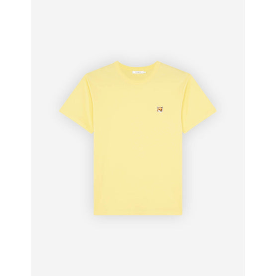 Men Fox Head Patch Classic Tee-Shirt - Soft Yellow