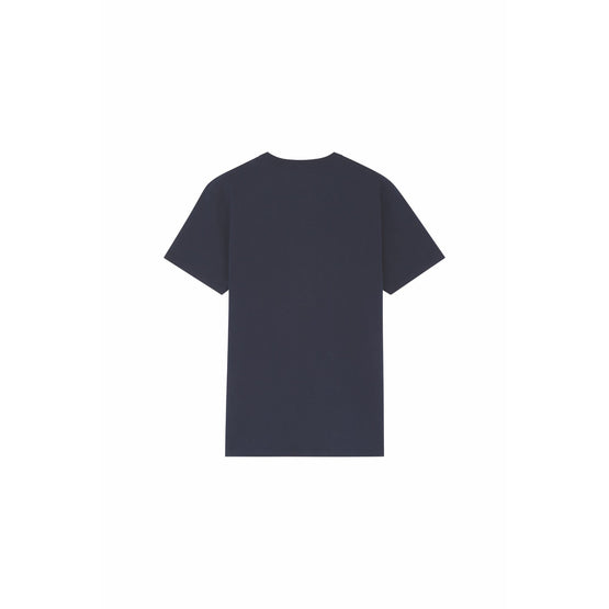 Men Handwriting Classic Tee-Shirt - Navy