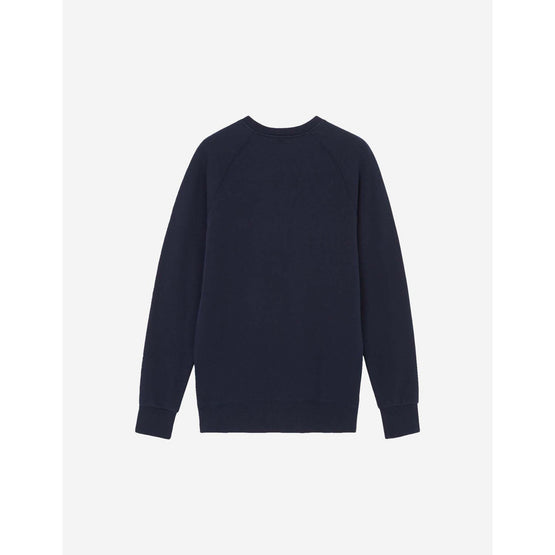 Men Fox Head Patch Classic Sweatshirt - Navy