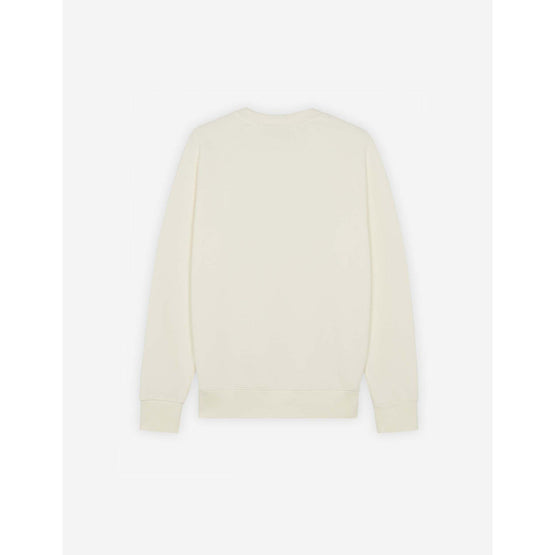Men Fox Head Patch Classic Sweatshirt - Ecru