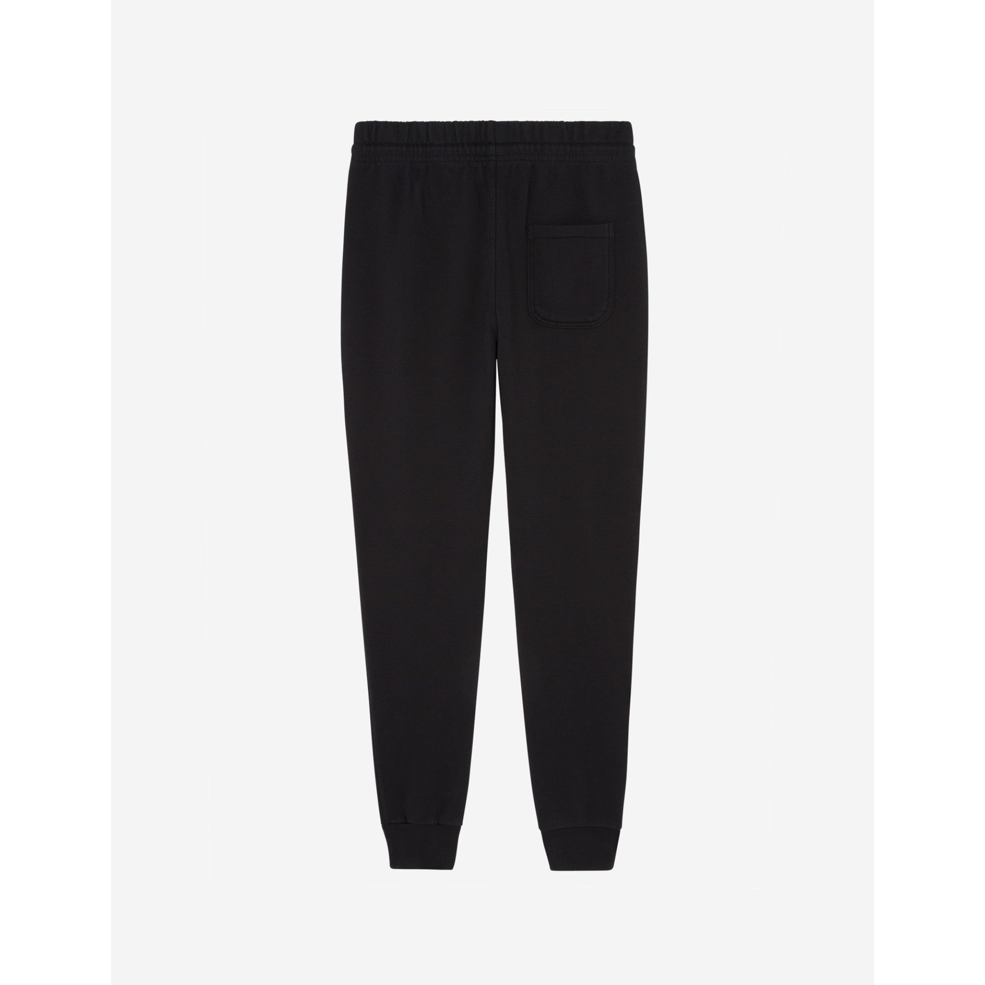 Men Tricolor Fox Patch Classic Jog Pants - Black