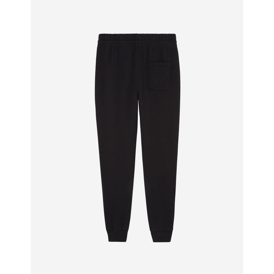 Men Tricolor Fox Patch Classic Jog Pants - Black