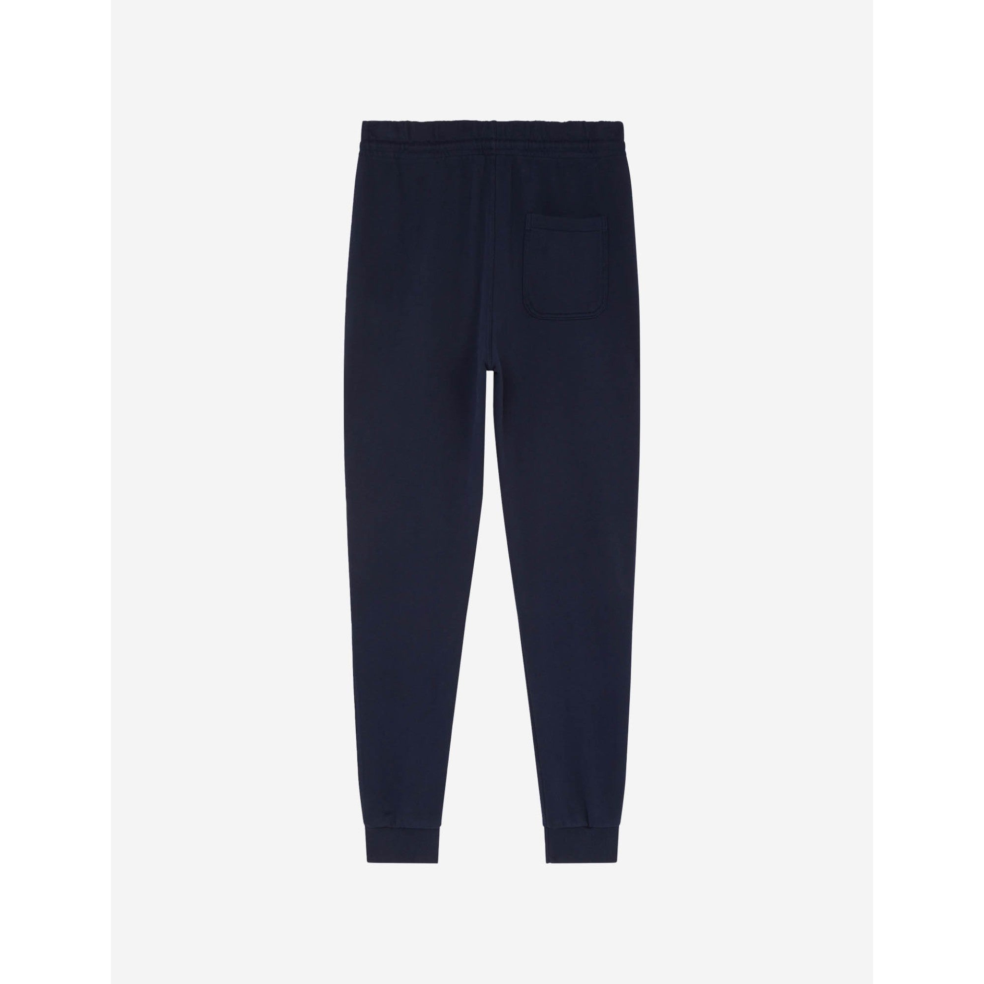 Men Tricolor Fox Patch Classic Jog Pants - Navy