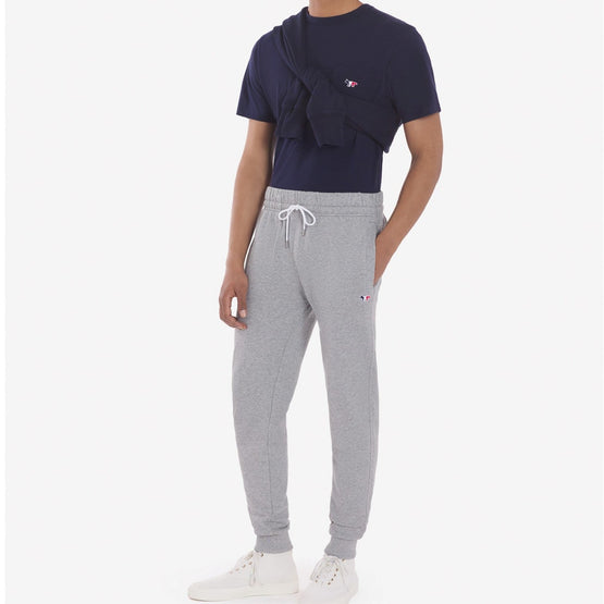 Men Tricolor Fox PatchClassic Pocket Tee-Shirt - Navy