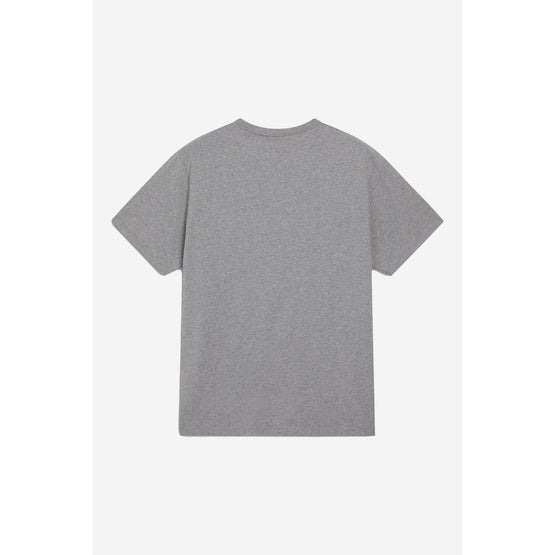 Men Baby Fox Patch Pocket Tee-Shirt - Grey Melange