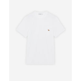 Men Baby Fox Patch Pocket Tee-Shirt - White