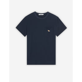 Men Baby Fox Patch Pocket Tee-Shirt - Navy