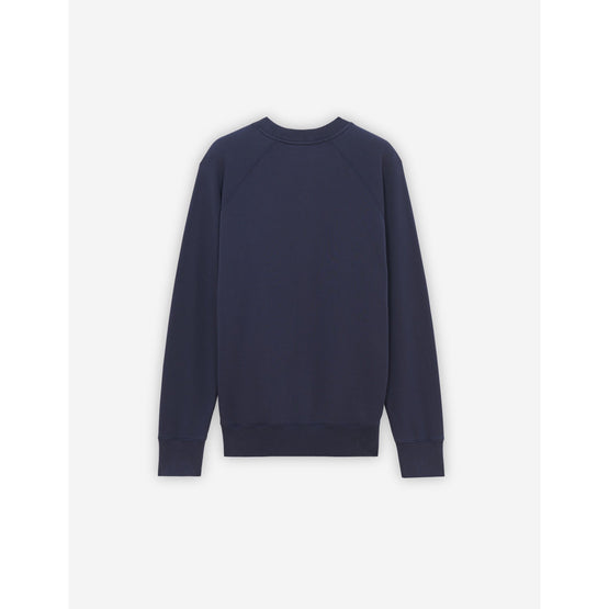 Men All Right Fox Patch Classic Sweatshirt - Navy