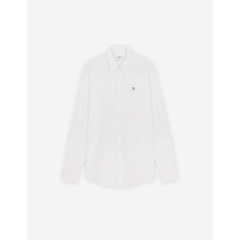 Men Fox Head Embroidery Classic Shirt - White