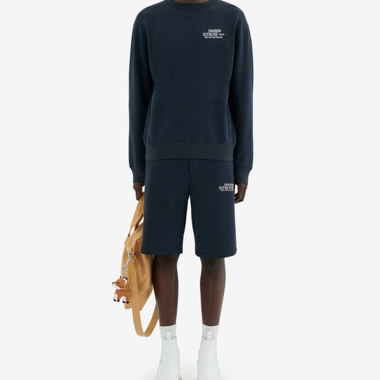 Men Rue De Richelieu Jog Bermuda - Black