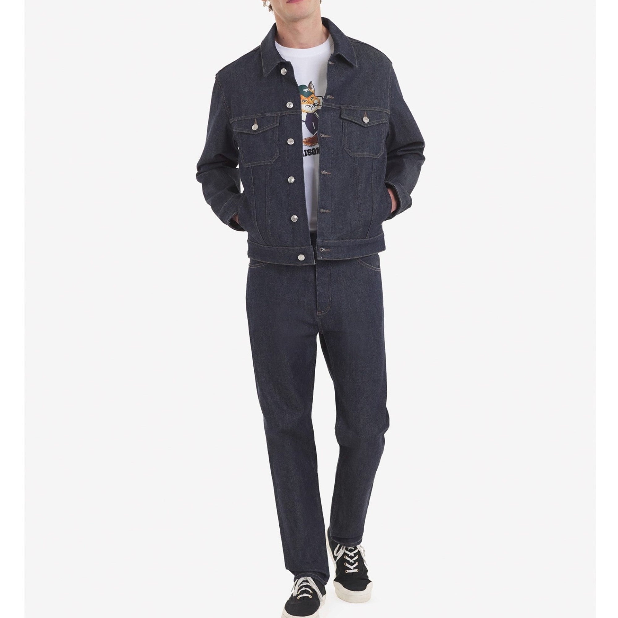 Men Tapered Fit Jeans - Indigo