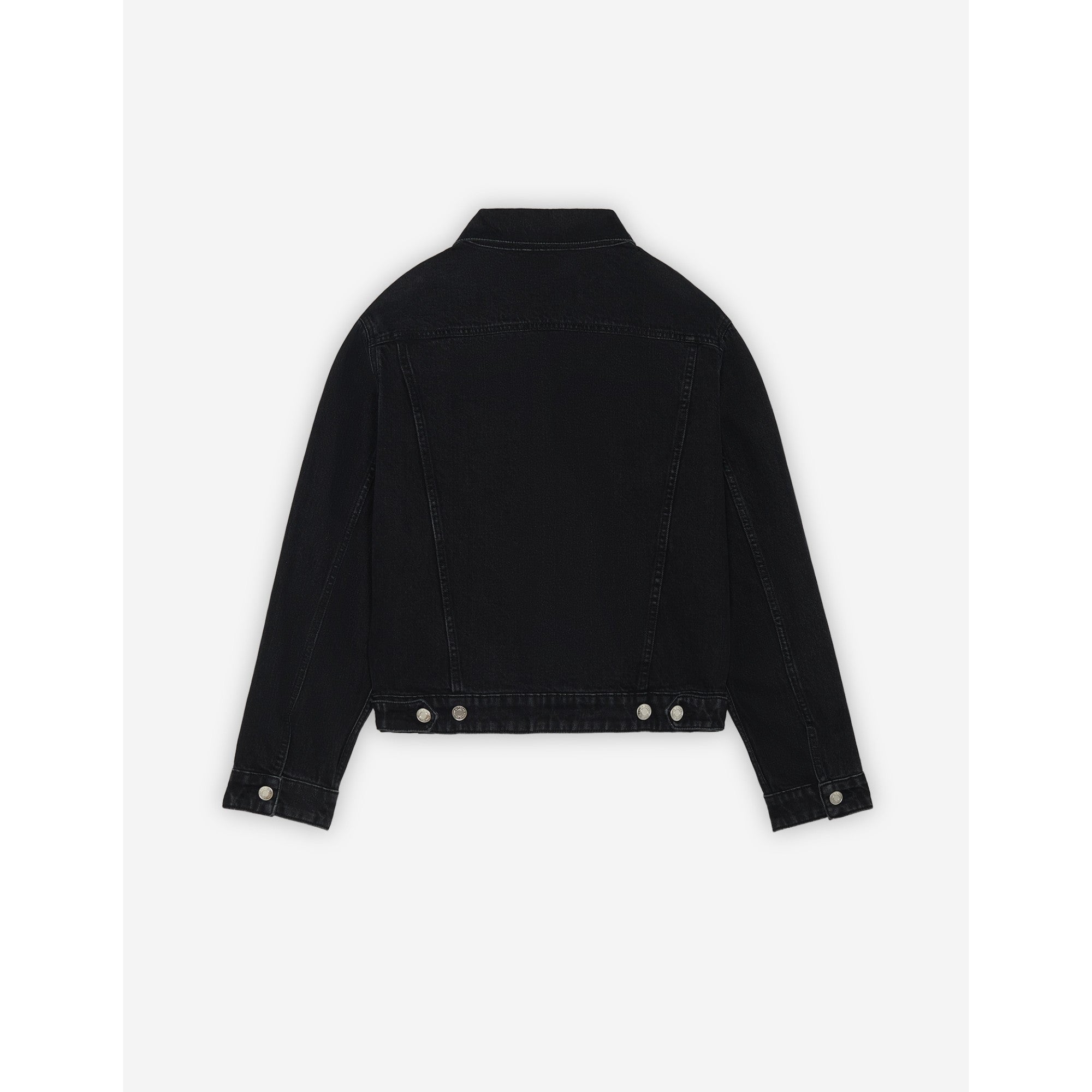 Men Trucker Jacket - Black