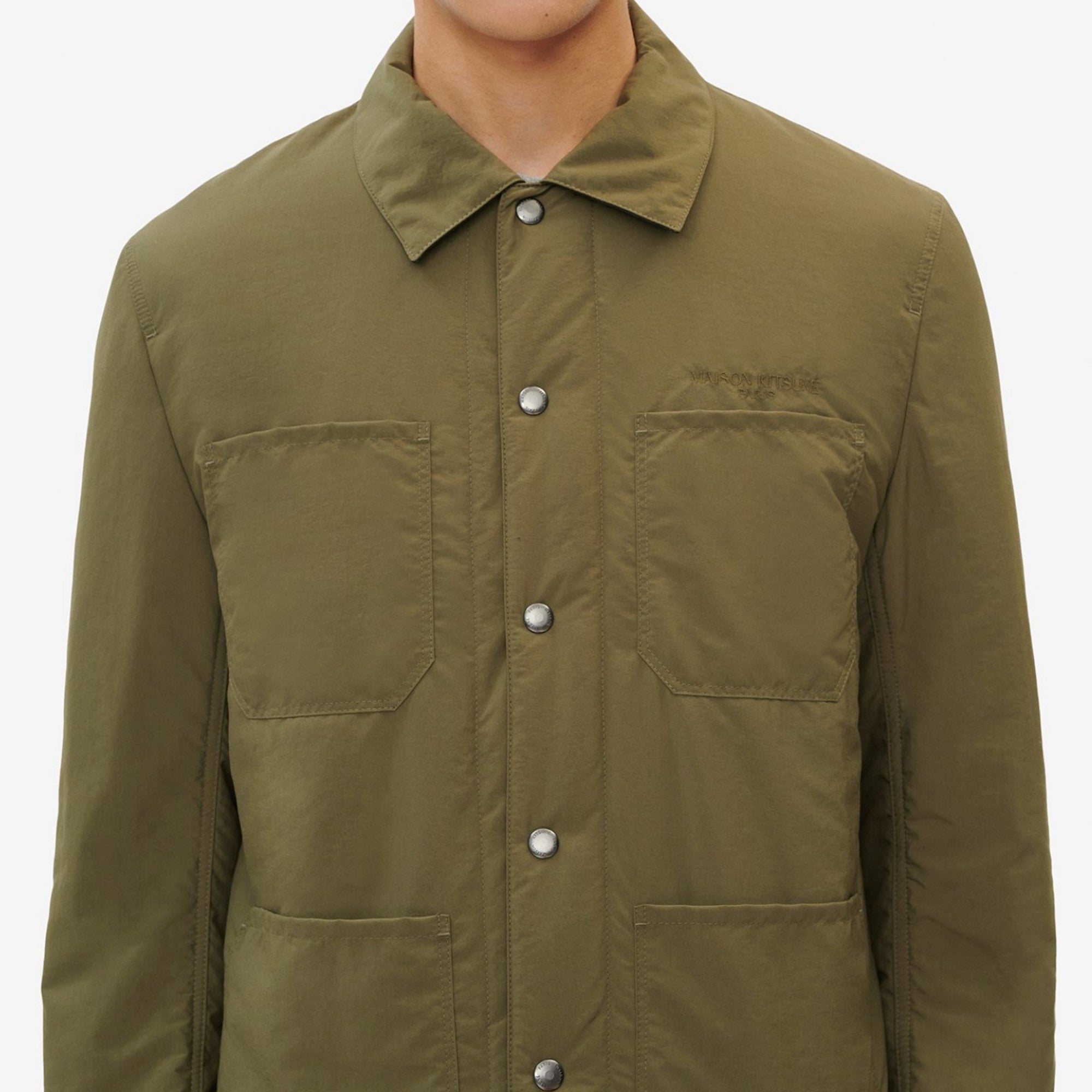 Men Technical Worker Jacket - Khaki Grey