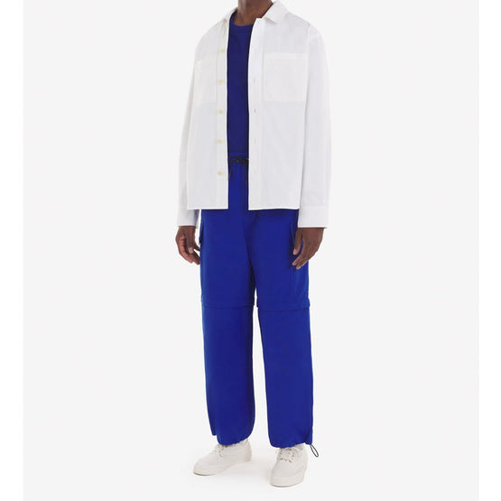 Men Snaps Overshirt - Milky White