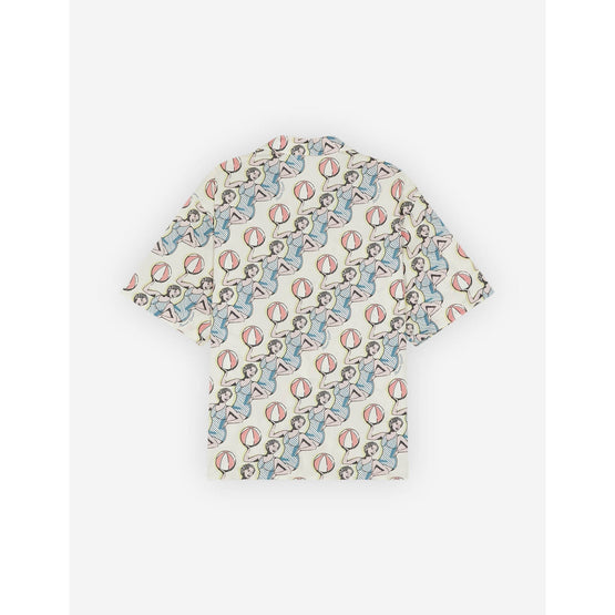 Men Dancing Girls Print Resort Shirt - Multico Design