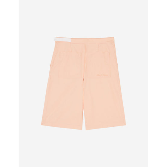 Men Belted Shorts - Peach
