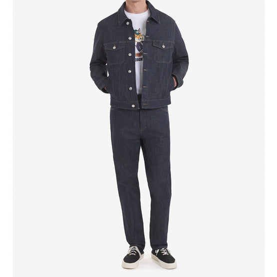 Men Trucker Jacket - Indigo