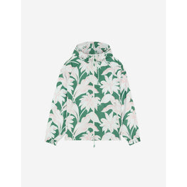 Men Flower Print Windbreaker - Multico Design