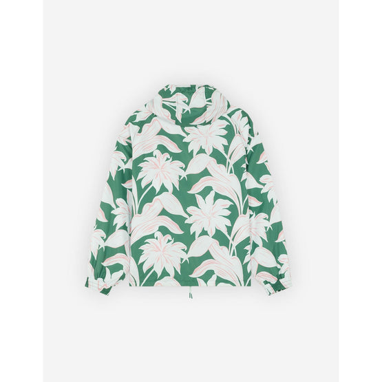 Men Flower Print Windbreaker - Multico Design
