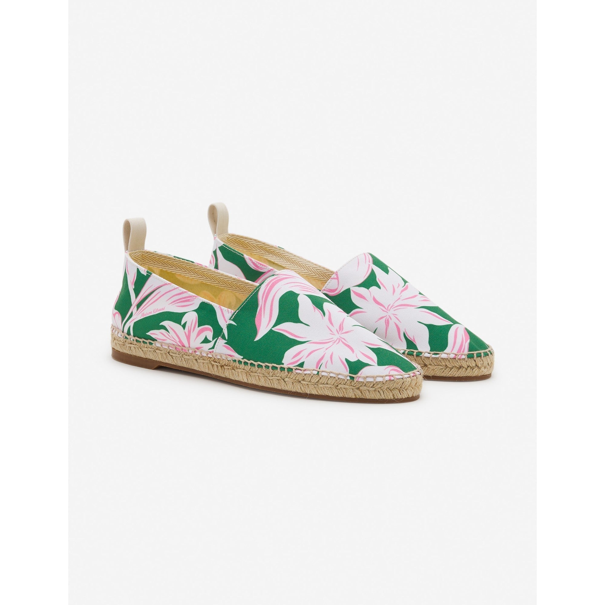 Men Flowers Print Espadrilles - Multico Design
