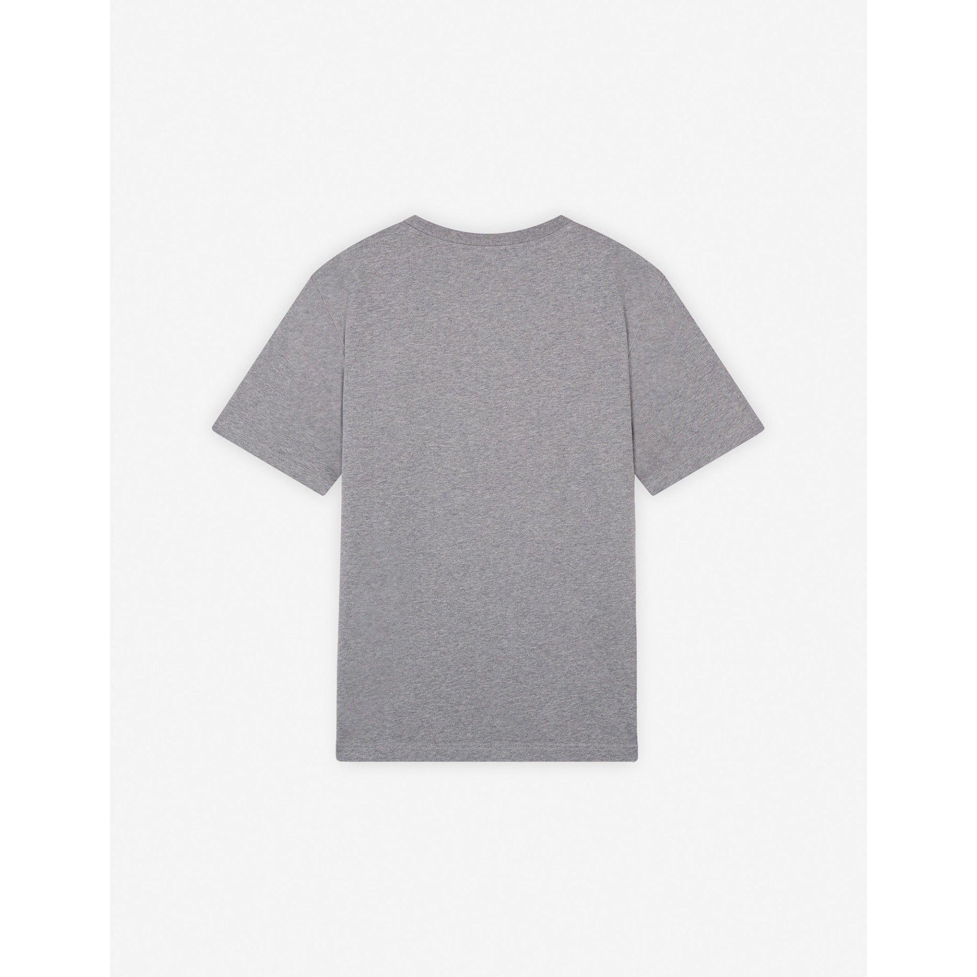 Men Dressed Fox Regular Tee Shirt - Light Grey Melange