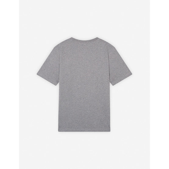 Men Dressed Fox Regular Tee Shirt - Light Grey Melange