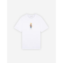 Men Dressed Fox Regular Tee Shirt - White