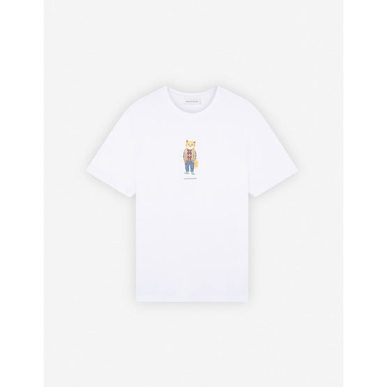Men Dressed Fox Regular Tee Shirt - White