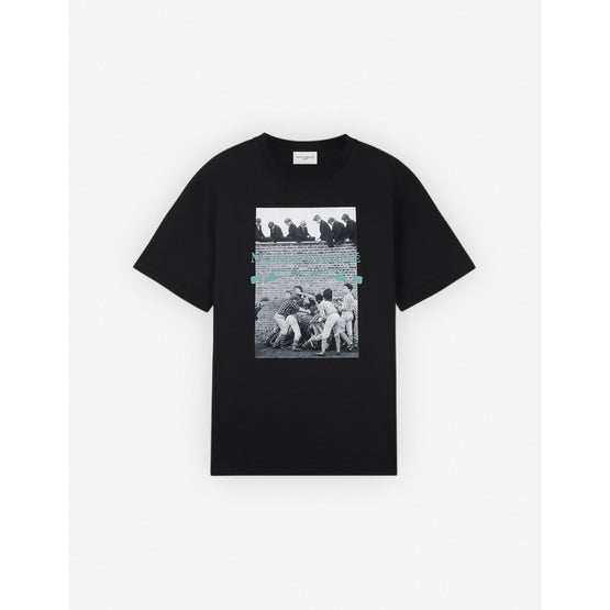 Men Photograph Comfort Tee-Shirt - Black