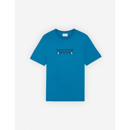 Men Maison Kitsune Oars Regular Tee-Shirt - Sapphire