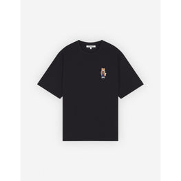 Men Dressed Fox Oversized Tee-Shirt - Black