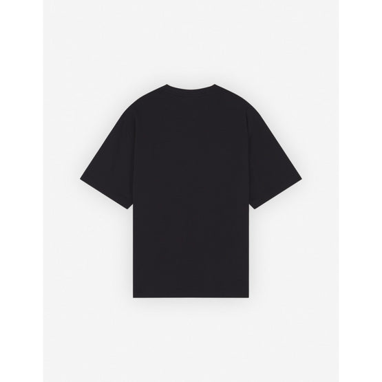 Men Dressed Fox Oversized Tee-Shirt - Black