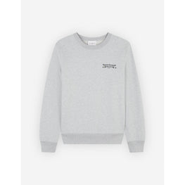 Men Maison Kitsune Oars Regular Sweatshirt - Light Grey Melange