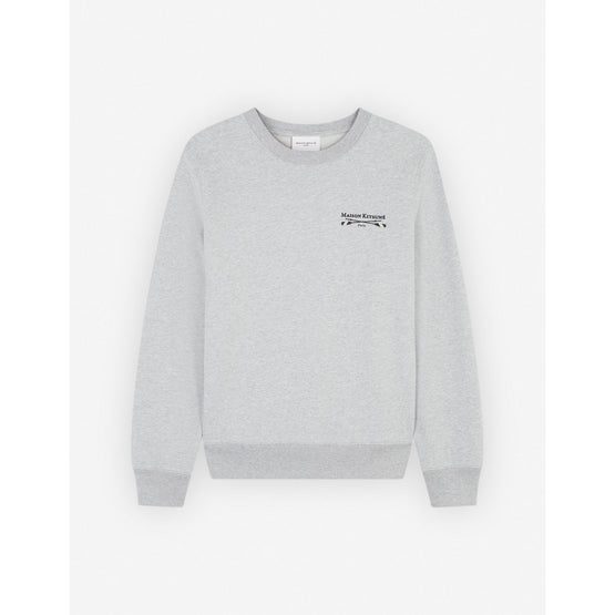 Men Maison Kitsune Oars Regular Sweatshirt - Light Grey Melange