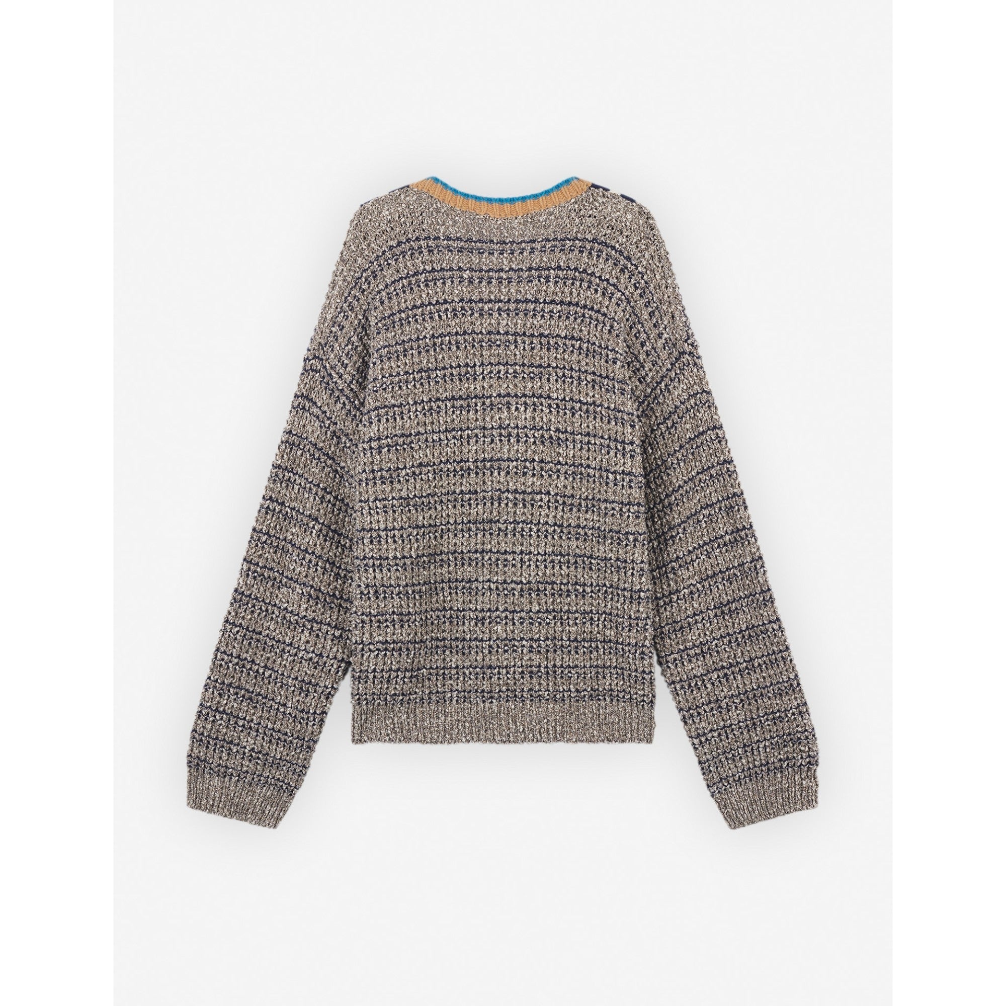 Men Bold Fox Head Crafty Comfort Jumper - Black/White/Beige