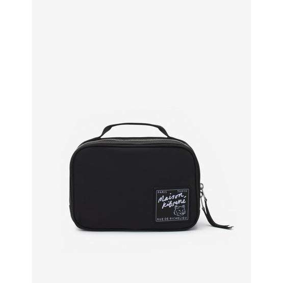 Men Nylon Bum Bag - Black