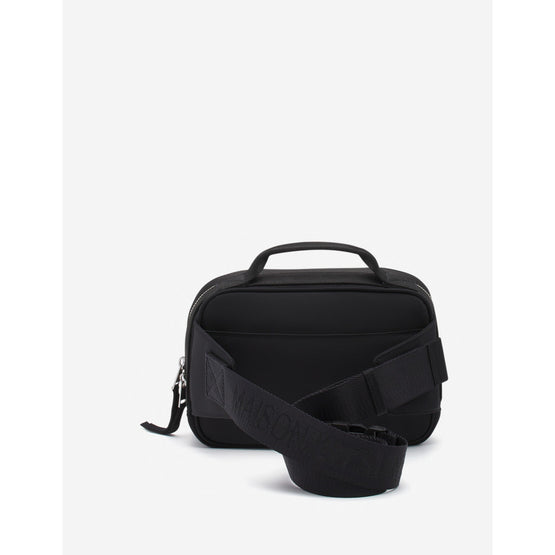 Men Nylon Bum Bag - Black