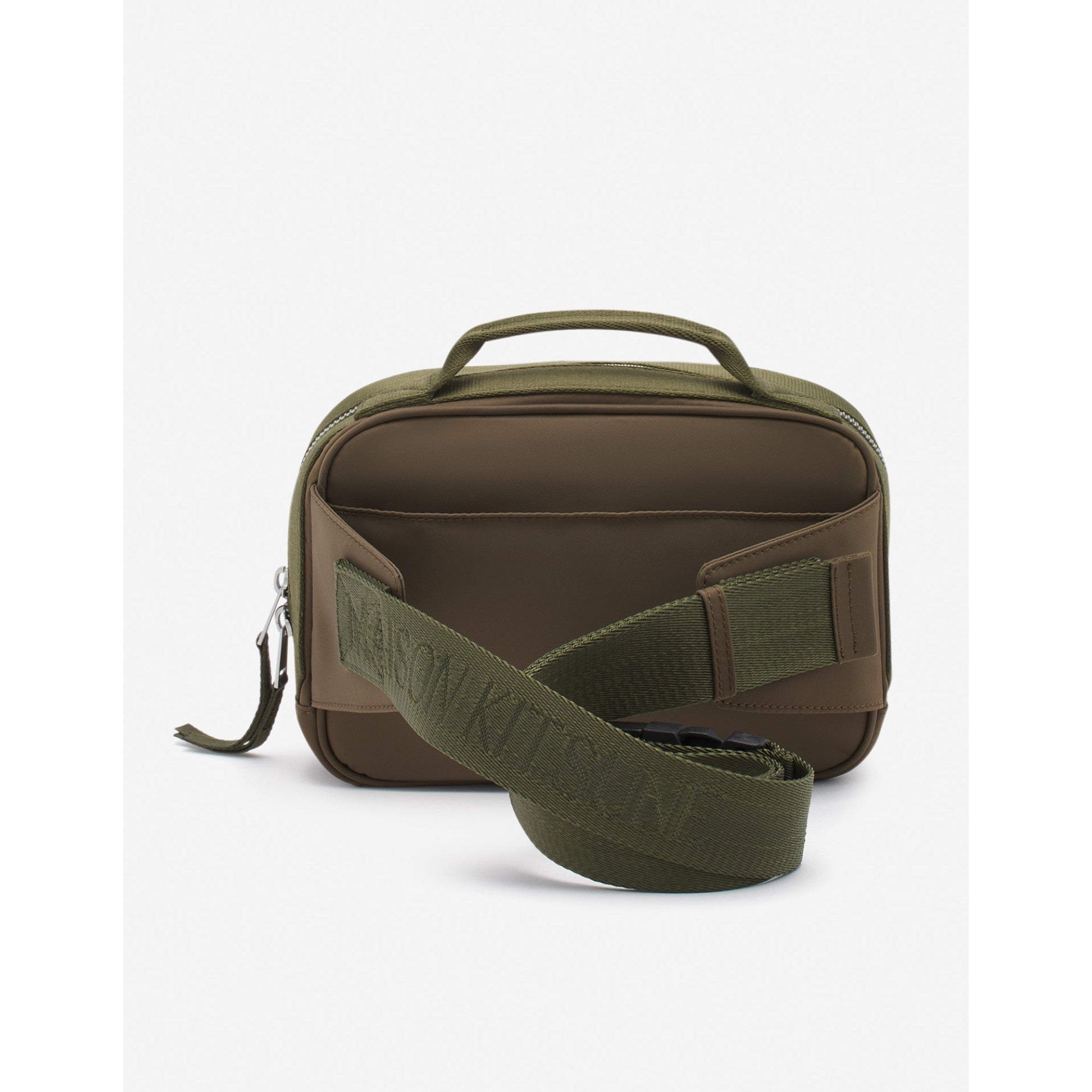 Men Nylon Bum Bag - Khaki