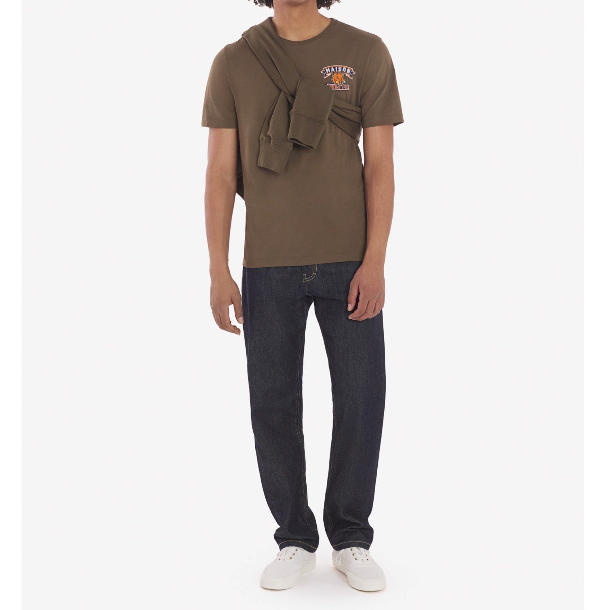 Men 11-11 Patch Regular Tee-Shirt - Khaki