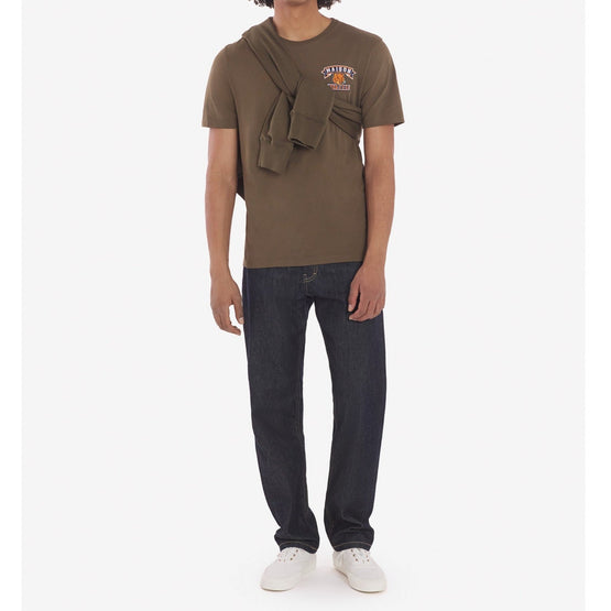 Men 11-11 Patch Regular Tee-Shirt - Khaki
