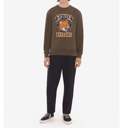 Men 11-11 Printed Regular Sweatshirt - Khaki