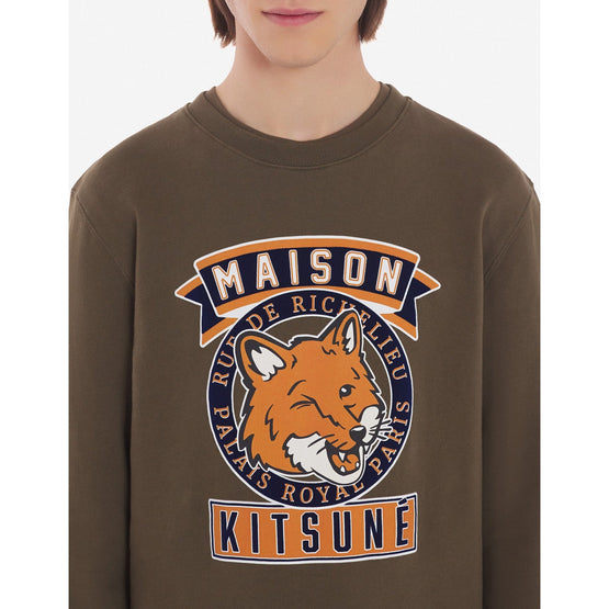 Men 11-11 Printed Regular Sweatshirt - Khaki
