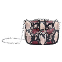 Load image into Gallery viewer, Amazone Façon Python Cross Body Bag - Cognac
