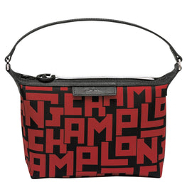 Le Pliage LGP M Clutch - Black/Brick