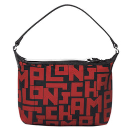 Le Pliage LGP M Clutch - Black/Brick
