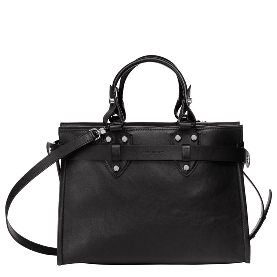 La Voyageuse Longchamp Top Handle Bag - Black
