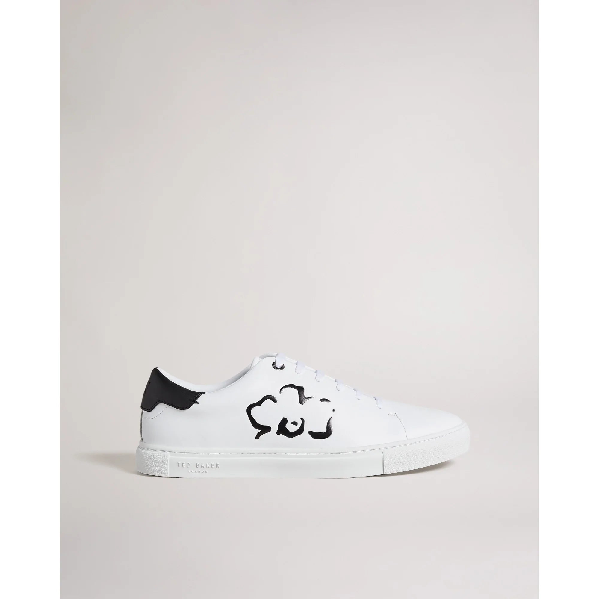 Men MFK-SAMMUEL-Flower Printed Cupsole Sneaker - White