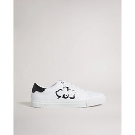 Men MFK-SAMMUEL-Flower Printed Cupsole Sneaker - White