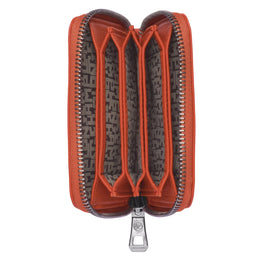 Le Pliage Cuir Card Holder - Rust